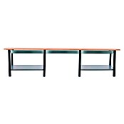 Simonrack Simonwork Banco de trabajo BT6 PRO Box Triple Laminate (L x An: 75 x 300 cm, Altura de trabajo: 86,5 cm, Carga soportada: 1.000 kg, Antracita) | BAUHAUS