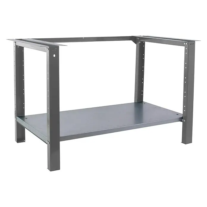Simonrack Simonwork Bastidor de mesa BT6 PRO - L x An x Al: 730 x 1.078 x 830 mm, Gris - Estructura robusta de banco de trabajo metálico con una práctica estantería de almacenamiento. Ideal para talleres y garajes.