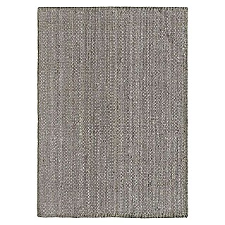 Alfombra textil plana Yute Córdoba (Gris, 170 x 120 cm, 100% yute)