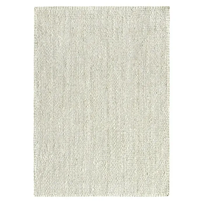 Alfombra de yute Córdoba - Blanco, 170 x 120 cm, 100% yute - Tejido cuadrado de color crema con un tejido fino, ideal para diversos proyectos de costura y manualidades. Material versátil y de alta calidad.