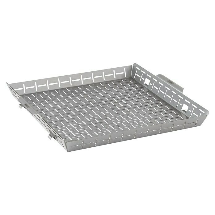 Weber Crafted Cesta para barbacoa (L x An x Al: 41,4 x 43,7 x 5,1 cm, Acero inoxidable) | BAUHAUS