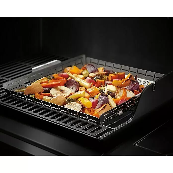 Weber Crafted Grillkorb - L x B x H: 41,4 x 43,7 x 5,1 cm, Edelstahl - Stimmungsaufnahme