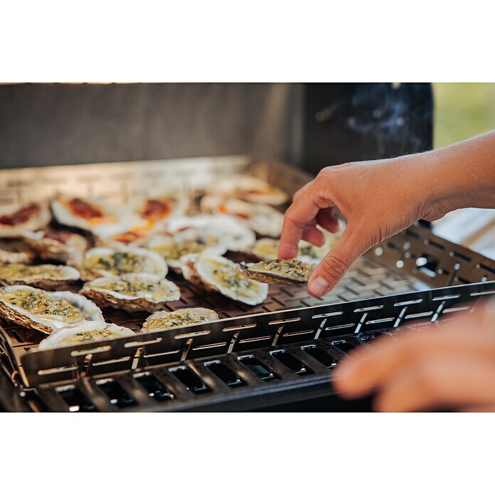 Weber Crafted Cesta para barbacoa (L x An x Al: 41,4 x 43,7 x 5,1 cm, Acero inoxidable) | BAUHAUS
