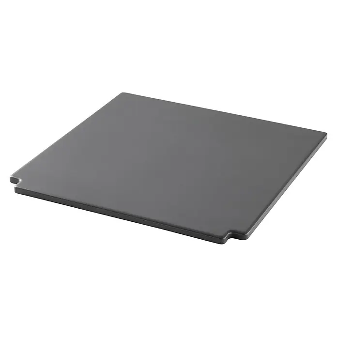 Weber Crafted Pizzastein Glasiert - L x B: 41,4 x 40,6 cm - Dunkelgraue Ofenplatte mit Aussparungen an zwei Ecken, ideal zum Backen und Kochen. Das Zubehörteil ist vielseitig einsetzbar.