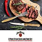 Jim Beam Steakmesser-Set I (Edelstahl, Silber/Braun, 8 -tlg.) | BAUHAUS