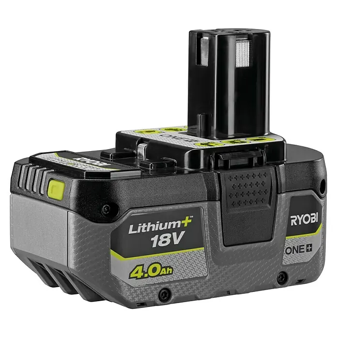 Ryobi ONE+ Akku-Schlagbohrschrauber RPD18-2C42S - 18 V, 2 Akkus, 2 Ah - 4 Ah, 52 Nm - Ryobi ONE+ 18V 4.0Ah Lithium+ Akku, ein leistungsstarker und langlebiger Akku für Ryobi-Werkzeuge.