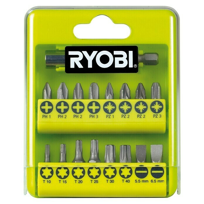 Ryobi Bit-Set RAK17SD (17 -tlg., Grün) | BAUHAUS