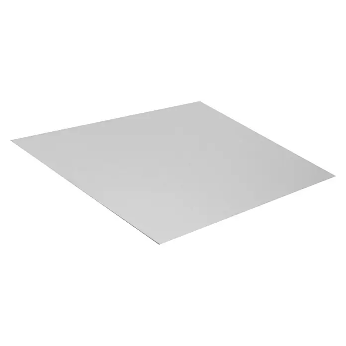 Sarei Blechtafel - L x B: 125 x 80 cm, Aluminium - Graue quadratische Bodenfliese mit leichter Textur, ideal für moderne Innenräume und langlebige Oberflächen.