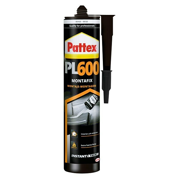 Pattex Adhesivo para montaje  PL600 Montafix (300 ml)