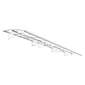 Palram – Canopia Marquesina para puerta Bordeaux doble capa (An x Pr: 670 x 140 cm, Blanco) | BAUHAUS