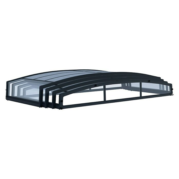 Palram – Canopia Cubierta para piscina Majorca (Específico para: Piscina, L x An: 800 x 400 cm, Aluminio) | BAUHAUS