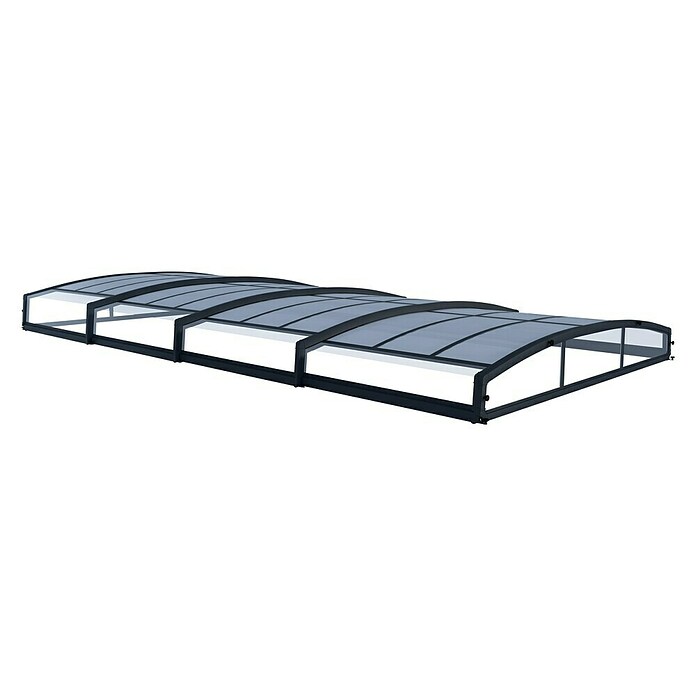Palram – Canopia Cubierta para piscina Majorca (Específico para: Piscina, L x An: 800 x 400 cm, Aluminio) | BAUHAUS
