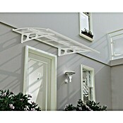 Palram – Canopia Marquesina para puerta Bordeaux doble capa (223,5 x 139 x 33 cm, Transparente) | BAUHAUS