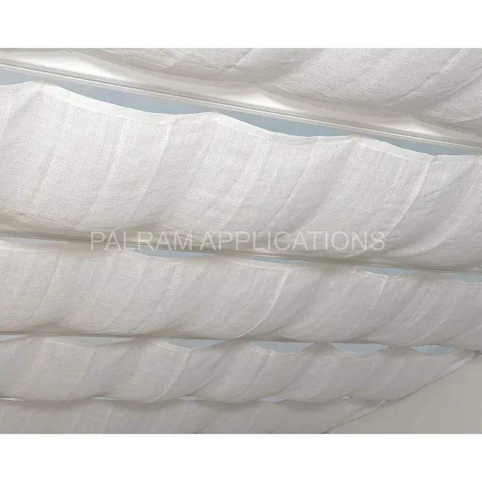 Palram – Canopia Techo de repuesto para pérgola - 325 x 64,5 cm, Específico para: Pérgola 300 x 300, Blanco, 5 ud. - Elegantes paneles de tela blanca que caen del techo, creando un ambiente aireado y ligero. Perfecto para un diseño interior elegante.