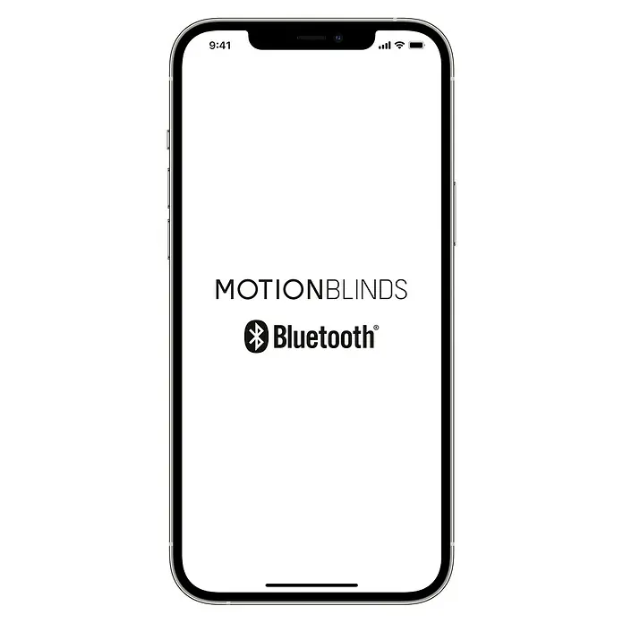 Rollo-Motor MotionBlinds CMD-03 Bluetooth - Passend für: Rollos mit 25 mm Rollowellendurchmesser - MotionBlinds App auf einem iPhone. Die App verbindet sich via Bluetooth, um smarte Jalousien zu steuern und bietet so höchsten Komfort.