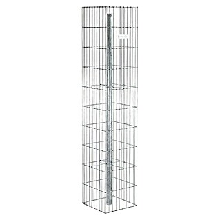 Bellissa Gabionensäule Pronto (30 x 30 x 150 cm, Stahl, Maschenbreite: 33 mm, Maschenhöhe: 150 mm)