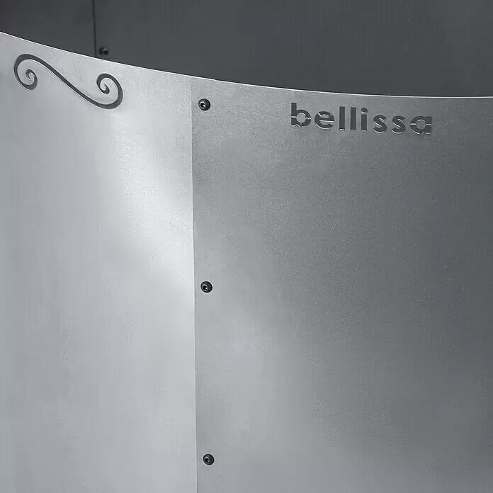 Bellissa Hochbeet Corten - Ø x H: 110 x 50 cm, Stahl, Bronze - Detailaufnahme