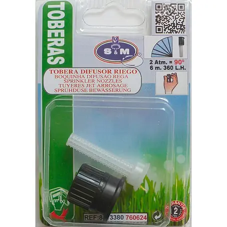Tobera pulverizadora para difusor 360 l/h