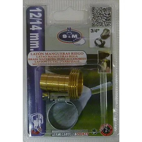 Adaptador para manguera Macho