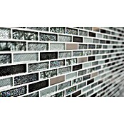 Mosaikfliese Verbund Crystal Mix XCM IL017 (29,8 x 30,4 cm, Grau/Schwarz, Glänzend)