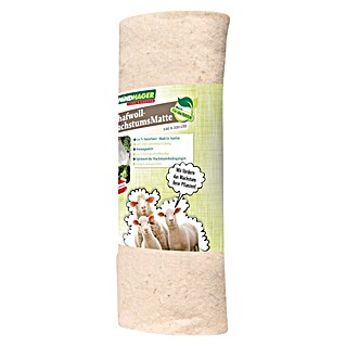 Windhager Kälteschutz Schafwoll-Matte (2 x 1 m)