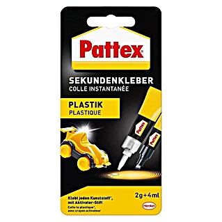 Pattex Sekundenkleber Plastix Flüssig (3 -tlg., Flüssig)