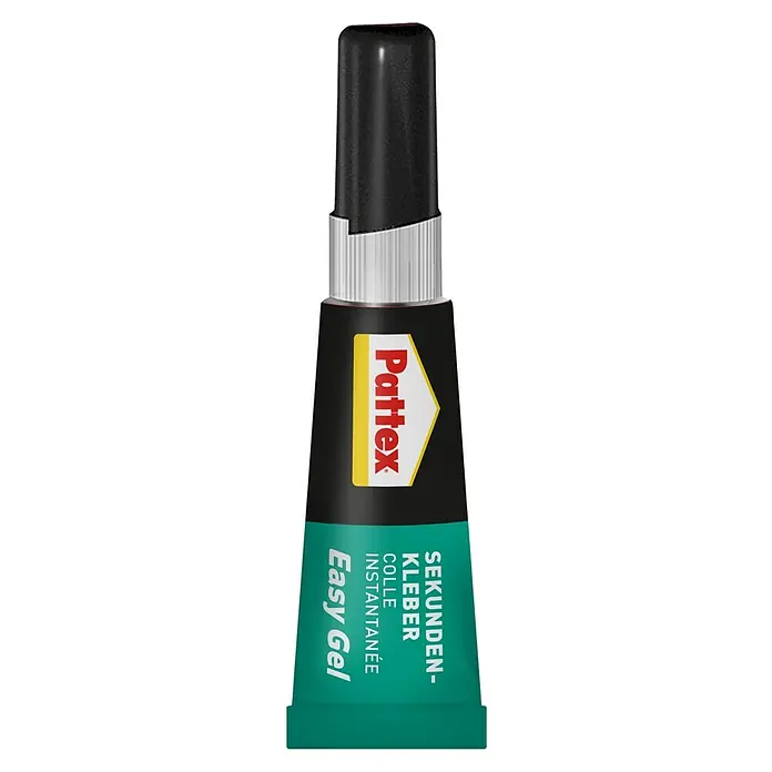 Pattex Sekundenkleber Power Easy Gel - 3 g, Gelartig, Tube - Pattex Sekundenkleber Easy Gel Tube: Schnell und einfach kleben, ideal für präzise Anwendungen. Starker Halt für verschiedene Materialien.
