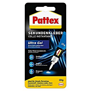 Pattex Sekundenkleber Ultra Gel (10 g, Tube, Gelartig)