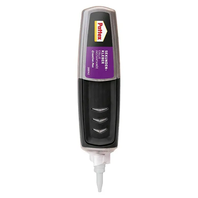 Pattex Sekundenkleber Creative Pen - 3 g, Flüssig, Tube - Pattex Sekundenkleber Creative Pen. Flüssiger, tropffreier Superkleber für präzises Kleben. Ideal für kleine Reparaturen und Bastelarbeiten.