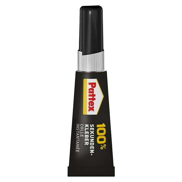 Pattex 100% Sekundenkleber (Gelartig, 3 g, Tube)