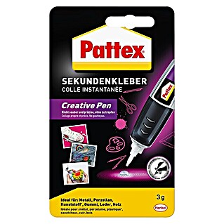 Pattex Sekundenkleber Creative Pen (3 g, Tube, Flüssig)