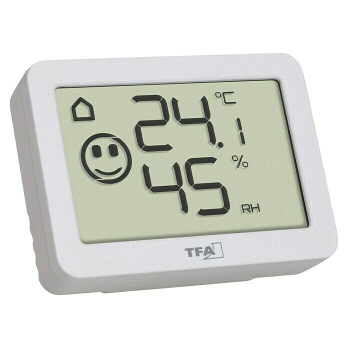 Digitales Thermo-Hygrometer Smiley (Digital, Breite: 5,5 cm)