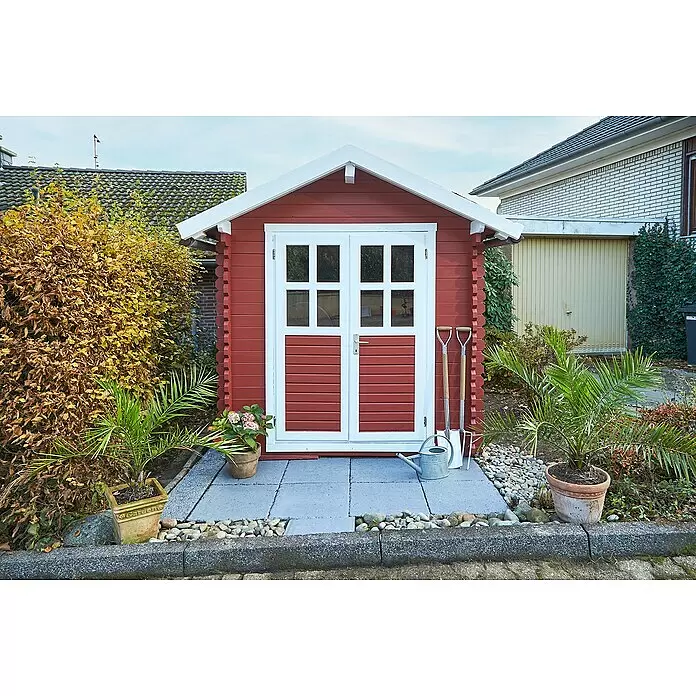 swingcolor Mix Holzschutzfarbe zum Mischen lassen - Basismischfarbe 4, 2,5 l, Seidenglänzend - Stimmungsaufnahme