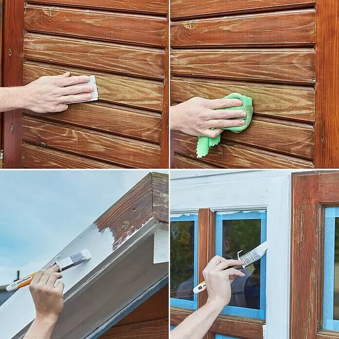 swingcolor HolzschutzfarbeFenstergrau, 2,5 l, Seidenglänzend, Wasserbasiert