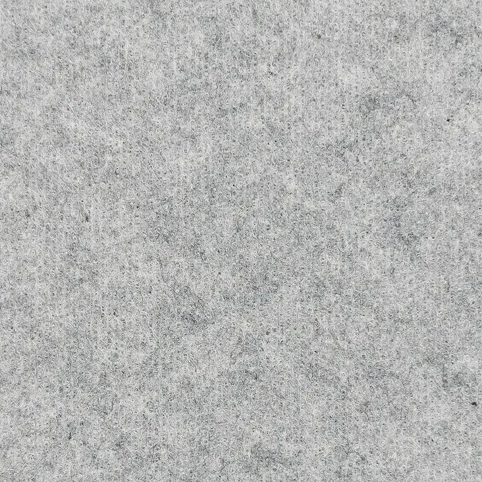 Nadelfilz Meterware Zypern - Breite: 400 cm, 100 % Polypropylen, Grau - Graues Textilgewebe mit subtiler Textur, ideal für Hintergründe und Designprojekte. Die neutrale Farbe bietet Vielseitigkeit.