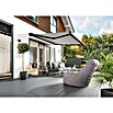 Sunfun Vollkassettenmarkise Elba (Grau, Farbe Gestell: Tiefschwarz, Breite: 4 m, Ausfall: 3,5 m) | BAUHAUS