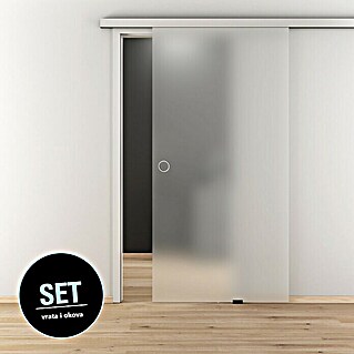 Diamond Doors Staklena klizna vrata Smile (900 x 2.058 mm, Sigurnosno kaljeno staklo (ESG))