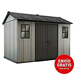 Keter Caseta para jardín Oakland 1175 (Medidas ext. (An x Pr): 350 x 229 cm, Plástico, Antracita/gris, 7,2 m²)