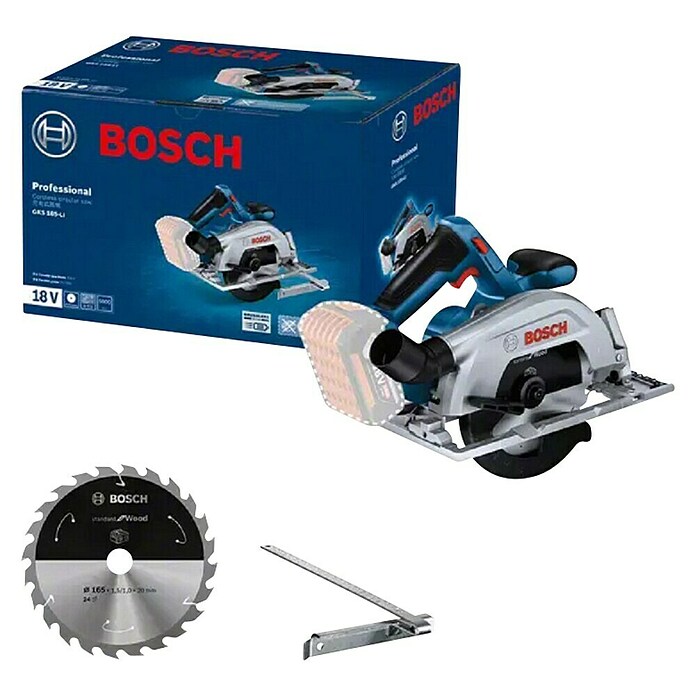 Bosch Professional Ročna krožna žaga GKS 185-LI  (Premer žaginega lista: 165 mm, 5.000 vrt./min) | Ročne krožne žage | Krožne žage | Žage | Stroji | Orodja in stroji | Izdelki | BAUHAUS