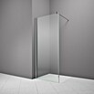 Camargue Vario Duschwand S8 (100 x 195 cm, Beschichtet, Stärke: 6 mm, Silber)