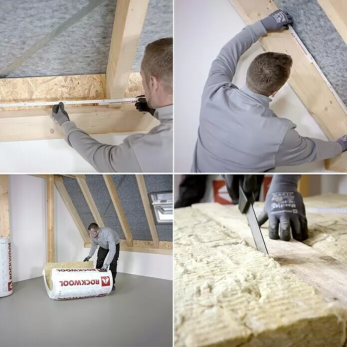 Rockwool Steinwolle Klemmrock 035Stärke: 160 mm, Wärmeleitfähigkeit: 0,035 W/(mK)