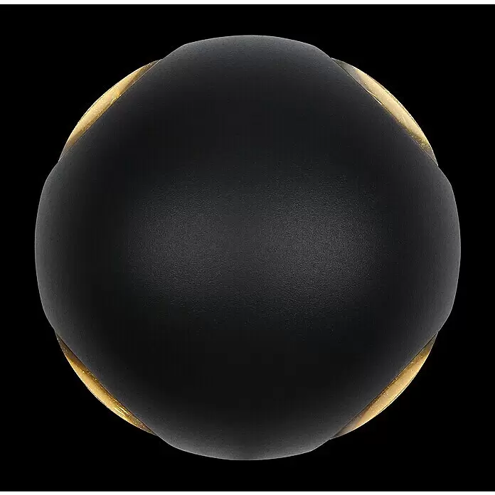 Globo LED-Außenwandleuchte Slice - 4,5 W, 13 x 13 x 10 cm, Schwarz, IP54 - Stimmungsaufnahme