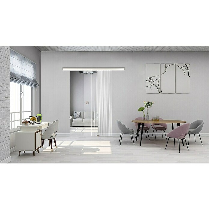Diamond Doors Glasschiebetür 584 (935 x 2 058 mm, Einscheibensicherheitsglas (ESG), Klarglas) | BAUHAUS