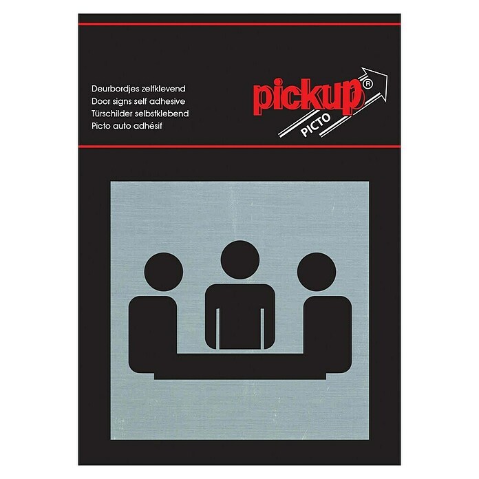 Pickup Etiqueta adhesiva (Motivo: salón de conferencias, L x An: 80 x 80 mm)