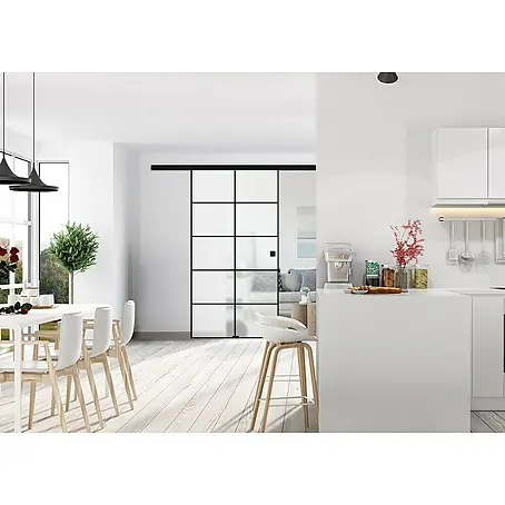 Diamond Doors Black Edition Glasschiebetür Loft