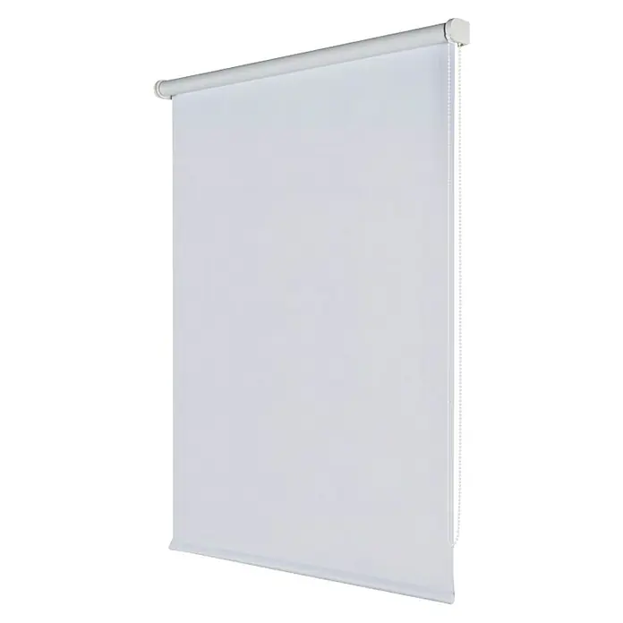 Estor enrollable opaco Night - An x Al: 100 x 180 cm, Blanco - Esta imagen muestra un estor enrollable blanco, perfecto para sombrear ventanas, aportando un toque elegante a cualquier estancia.