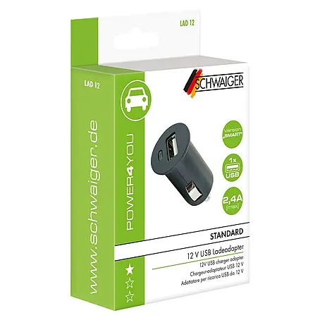 Schwaiger  USB-Kfz-Ladegerät