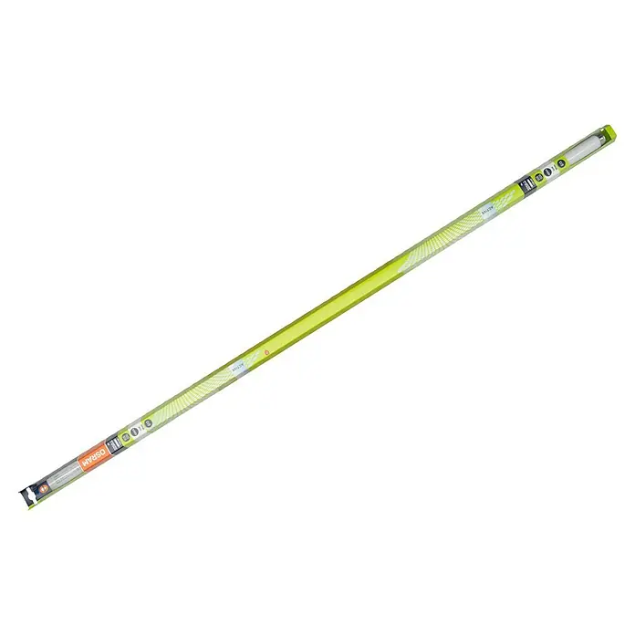 Osram Tubo fluorescente - Largo: 120 cm, Blanco neutro, 36 W, 3.350 lm, G13 - Un tubo fluorescente Osram en su embalaje, perfecto para una iluminación brillante y eficiente.