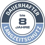 Dauerhafter Langzeitschutz bis zu 8 Jahre 