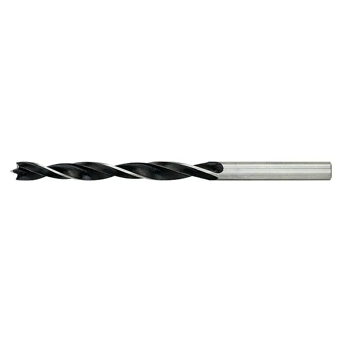 DeWalt Broca para madera DT4507-QZ - 1 ud., Diámetro de la broca: 7 mm - La imagen muestra una broca de barrena para madera, diseñada para taladrar agujeros precisos en madera y con un filo de corte en espiral.